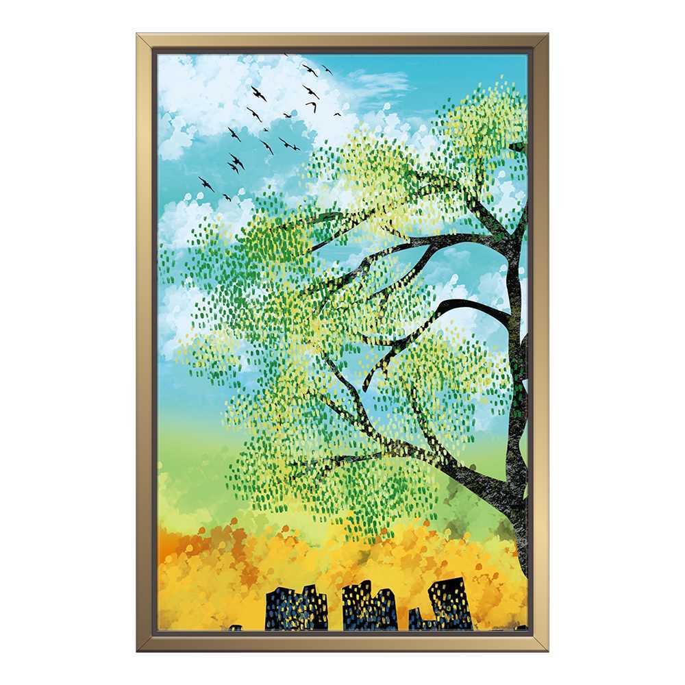 Dotted Art Painting Home Decoration Canvas