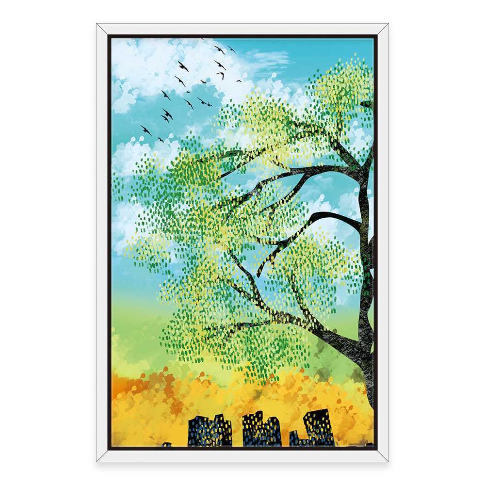Dotted Art Painting Home Decoration Canvas