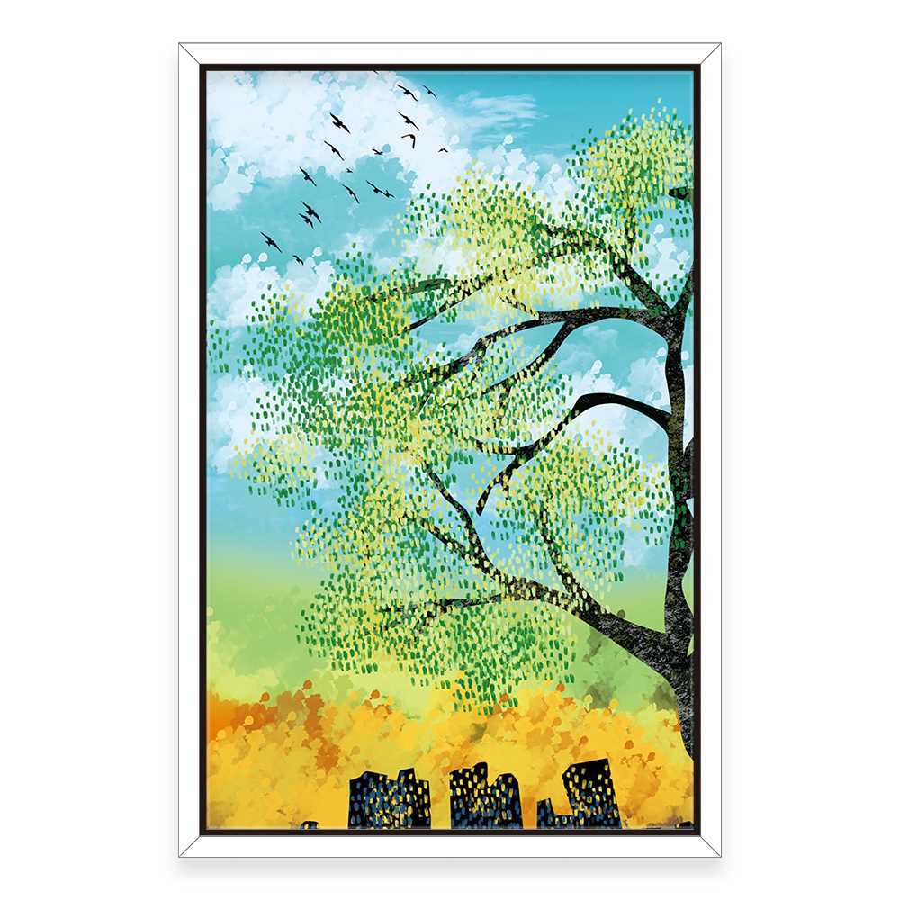 Dotted Art Painting Home Decoration Canvas