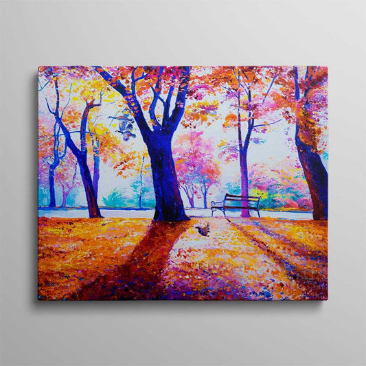 Landscape Painting Park View Oil Painting Art Canvas Prints