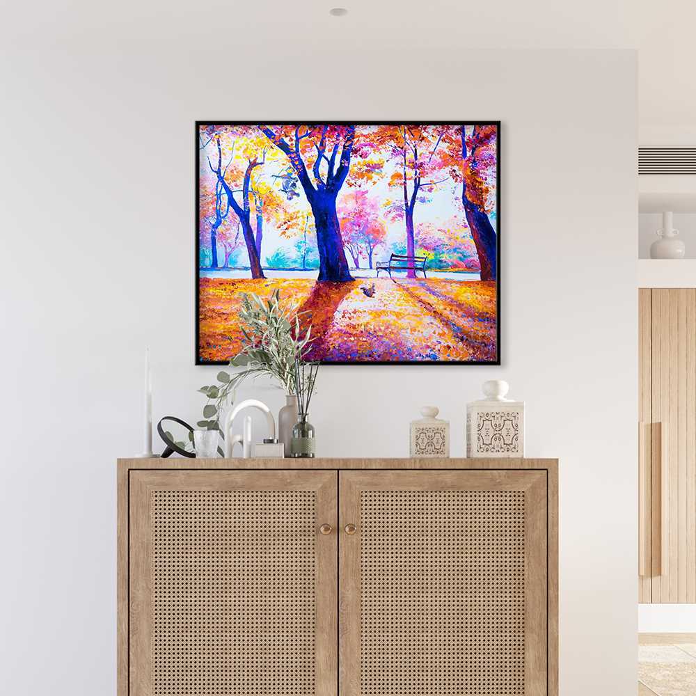 Landscape Painting Park View Oil Painting Art Canvas Prints