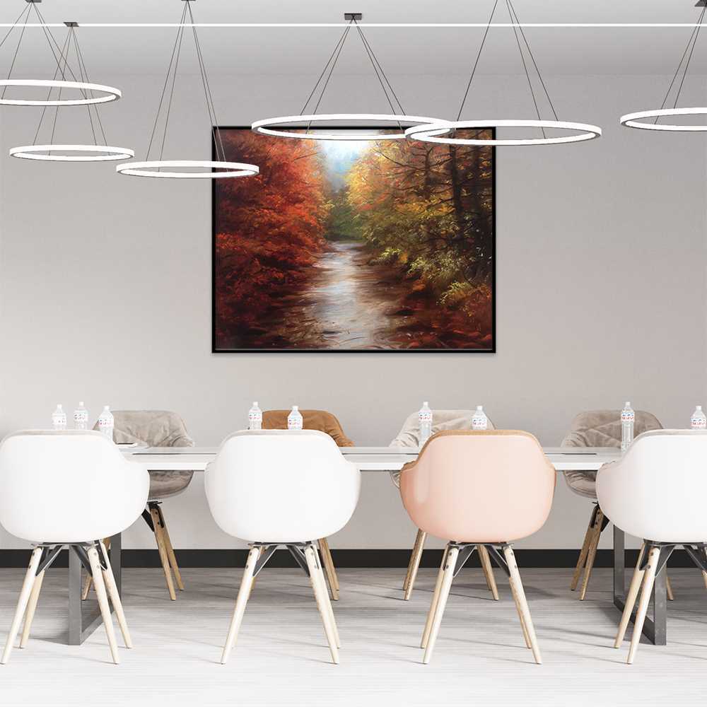 Landscape Painting Forest Spring Water Art Canvas Prints