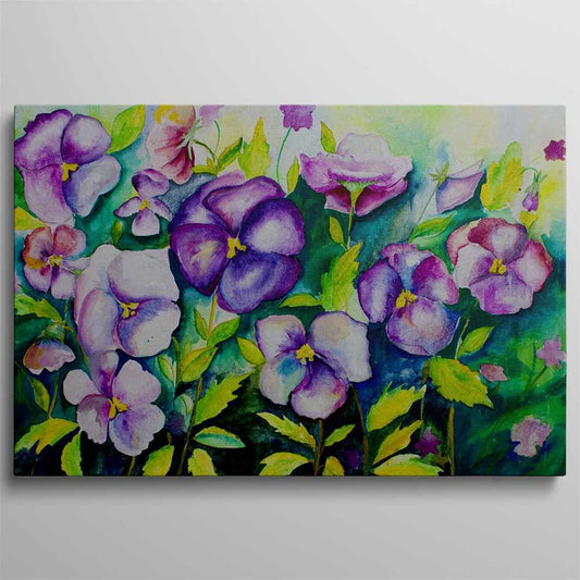 Purple Aroma  Decoration Canvas