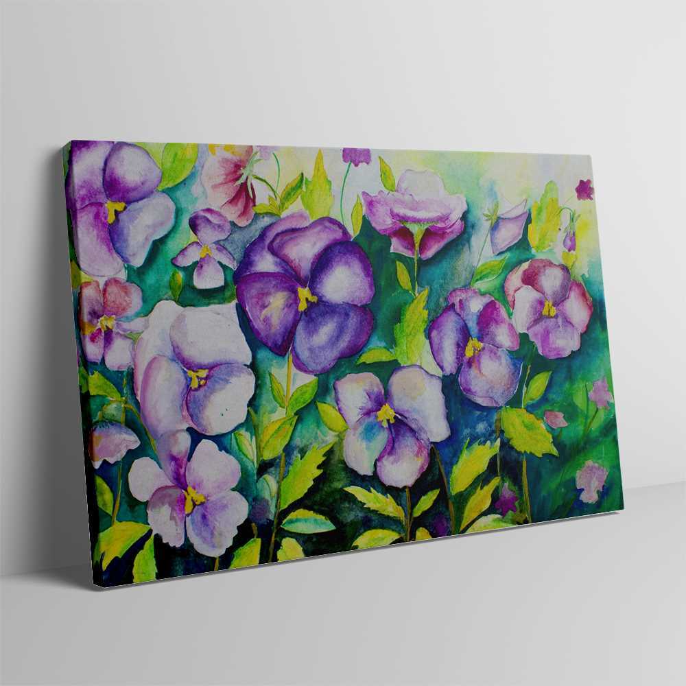 Purple Aroma  Decoration Canvas