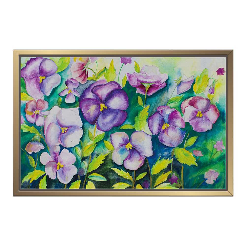Purple Aroma  Decoration Canvas