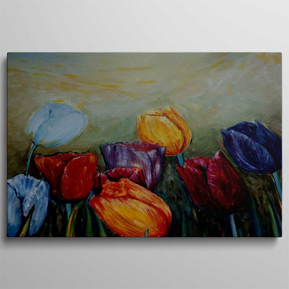 Tulip Flower Decoration Canvas