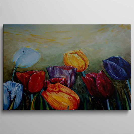 Tulip Flower  Decoration Canvas
