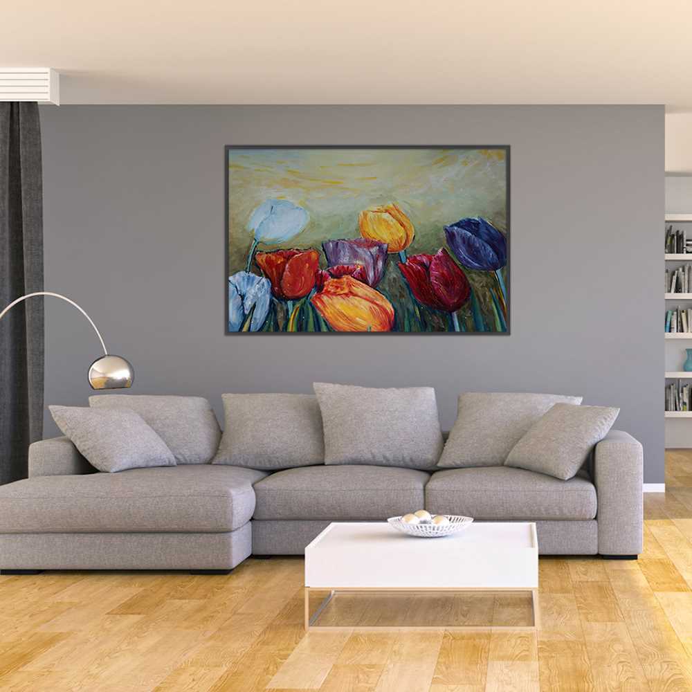 Tulip Flower Decoration Canvas