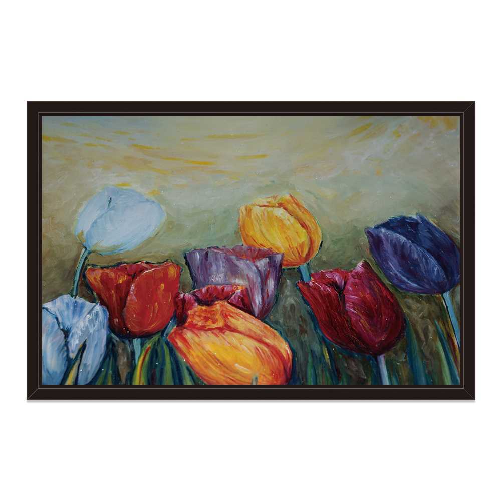 Tulip Flower Decoration Canvas