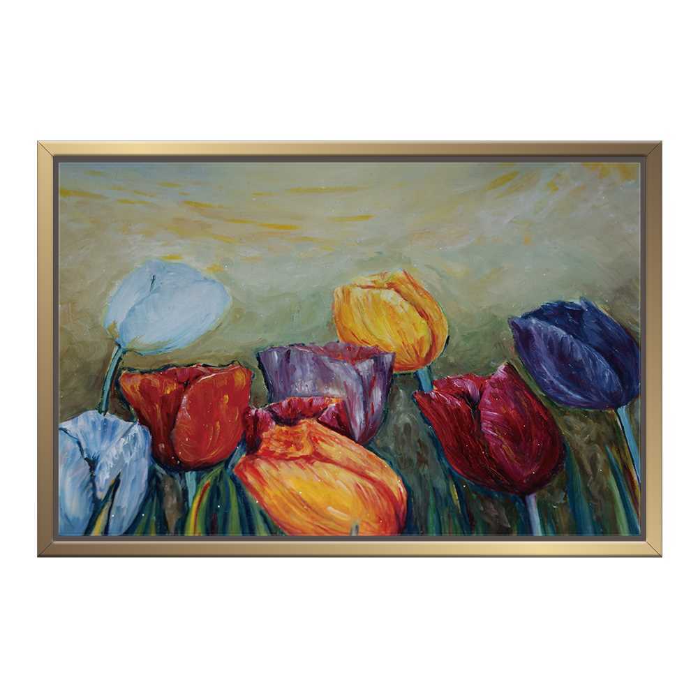 Tulip Flower Decoration Canvas