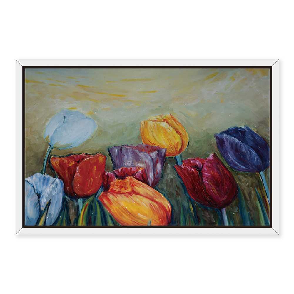 Tulip Flower Decoration Canvas
