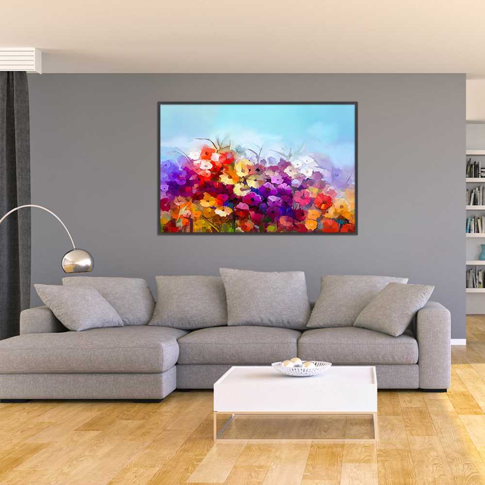 Colorful Art Flower Decoration Canvas