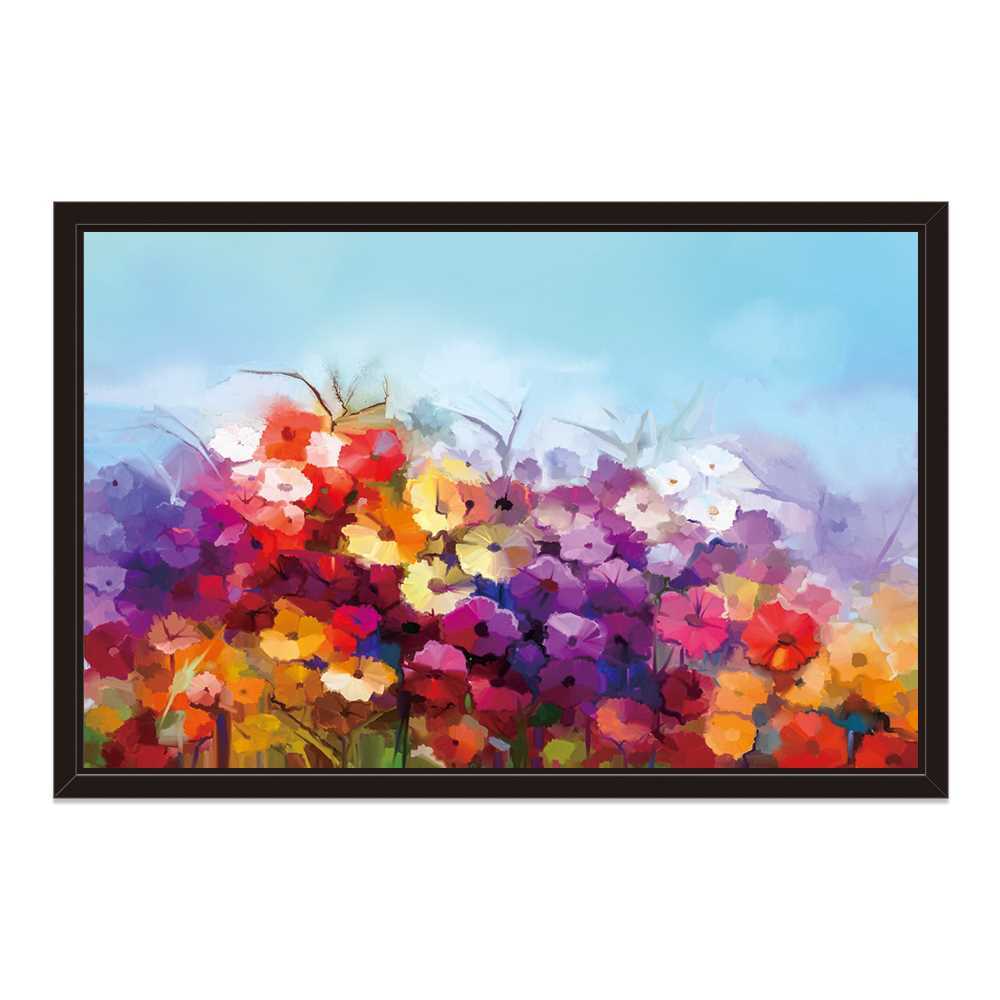 Colorful Art Flower Decoration Canvas