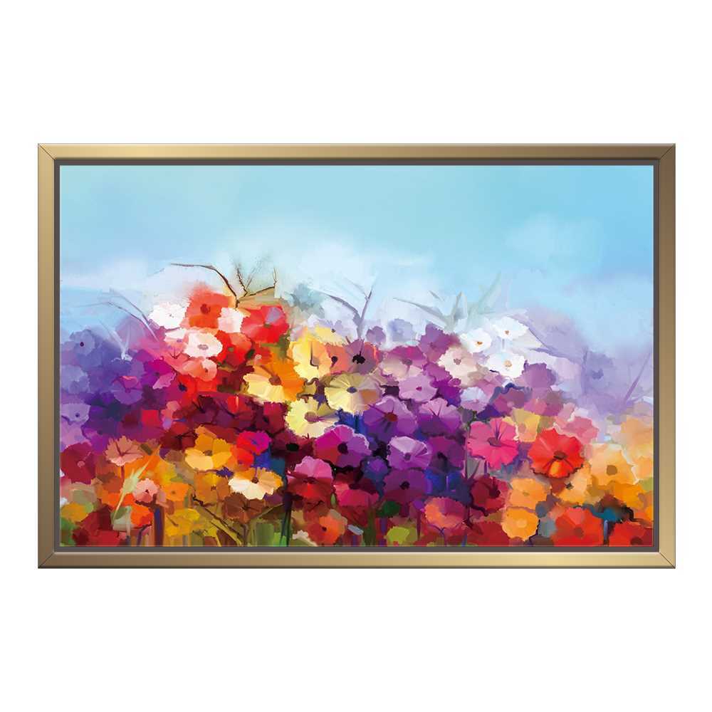 Colorful Art Flower Decoration Canvas