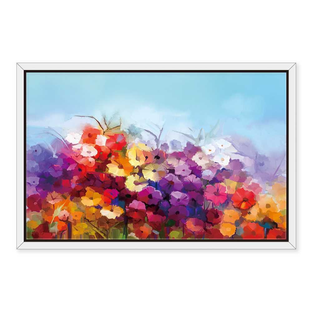 Colorful Art Flower Decoration Canvas