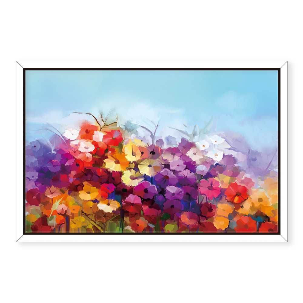 Colorful Art Flower Decoration Canvas