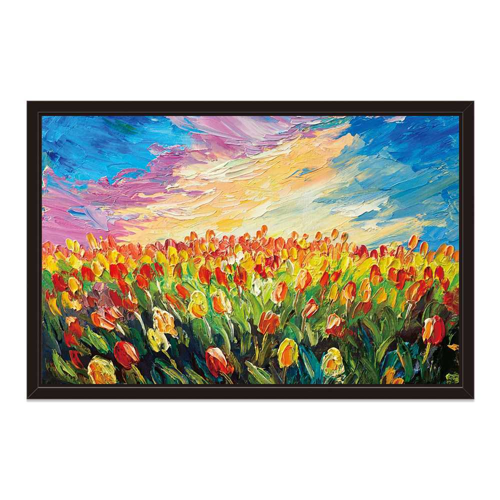 Flower Sky Decoration Canvas