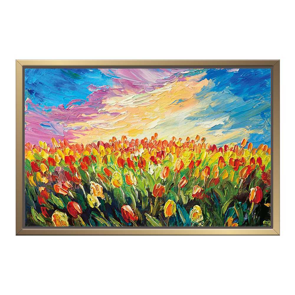 Flower Sky Decoration Canvas