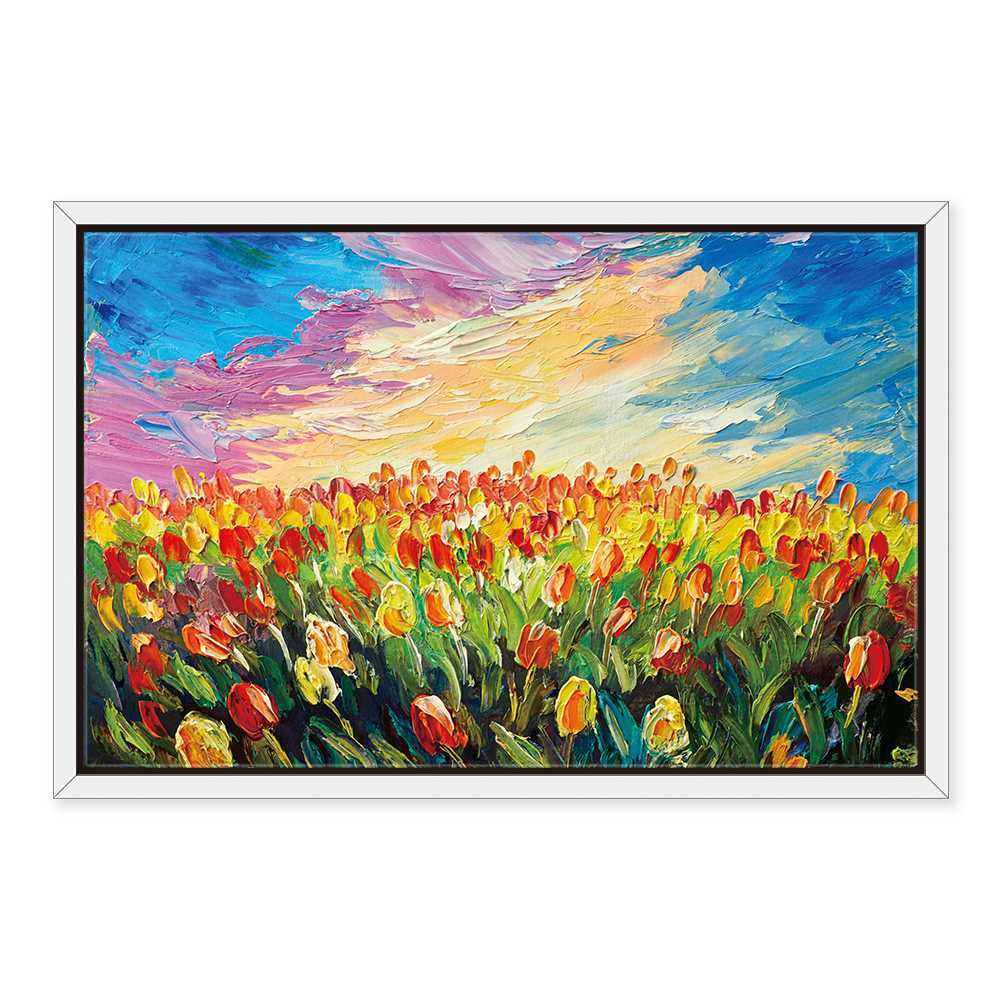 Flower Sky Decoration Canvas