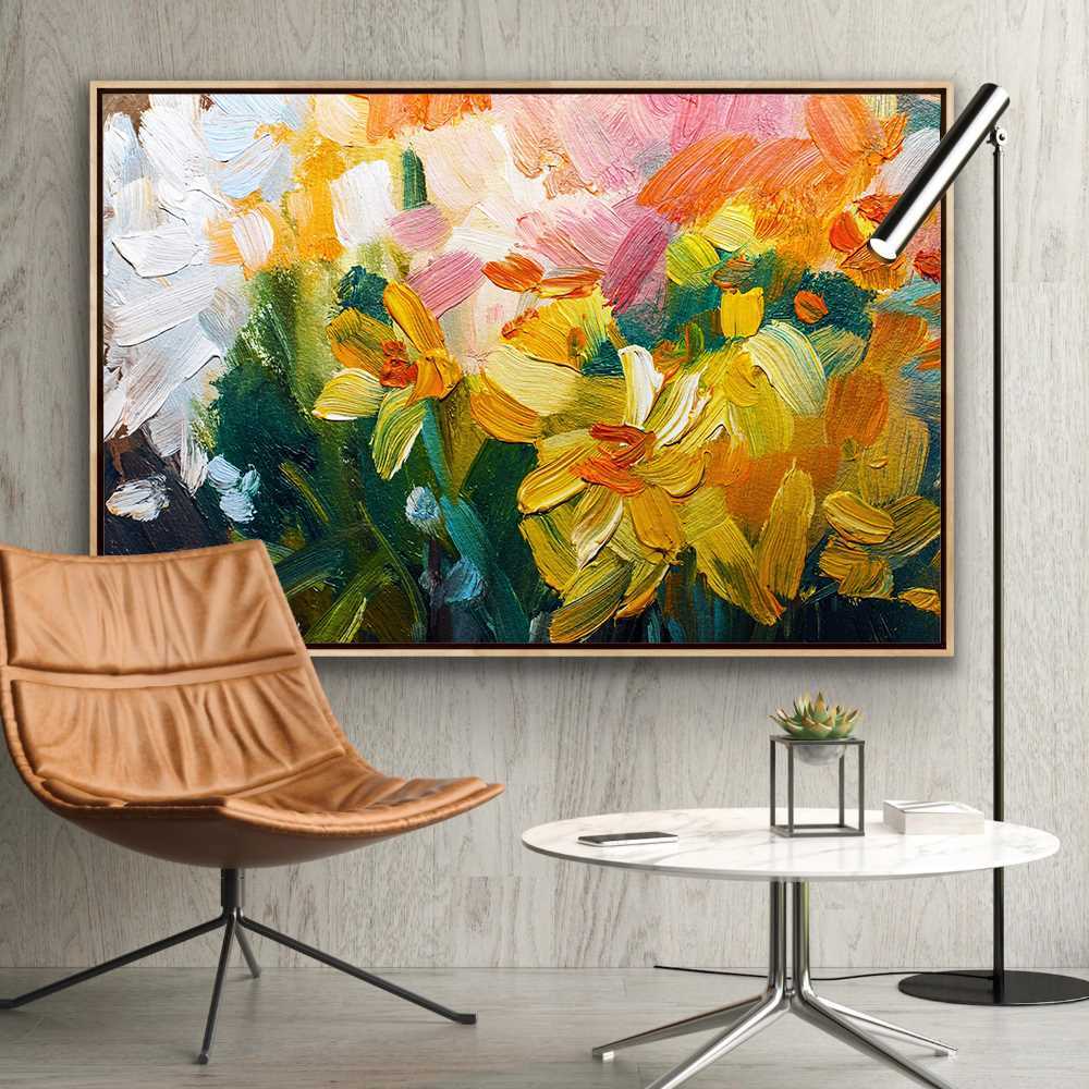 Flower Art Decoration Canvas