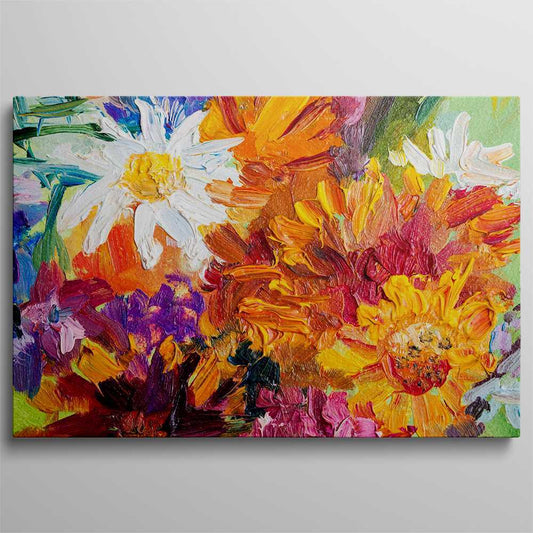 Yellowish Splash  Decoration Canvas