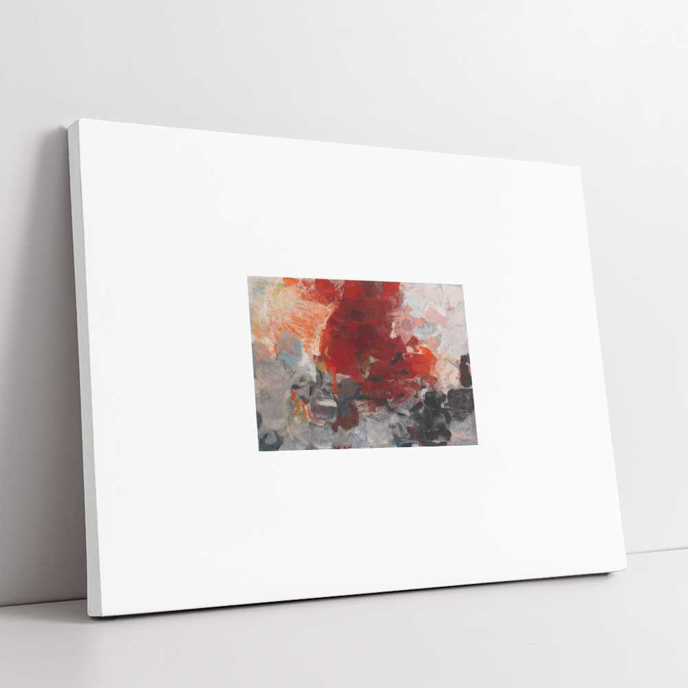 Blush Red Abstract Home Decorative Prints