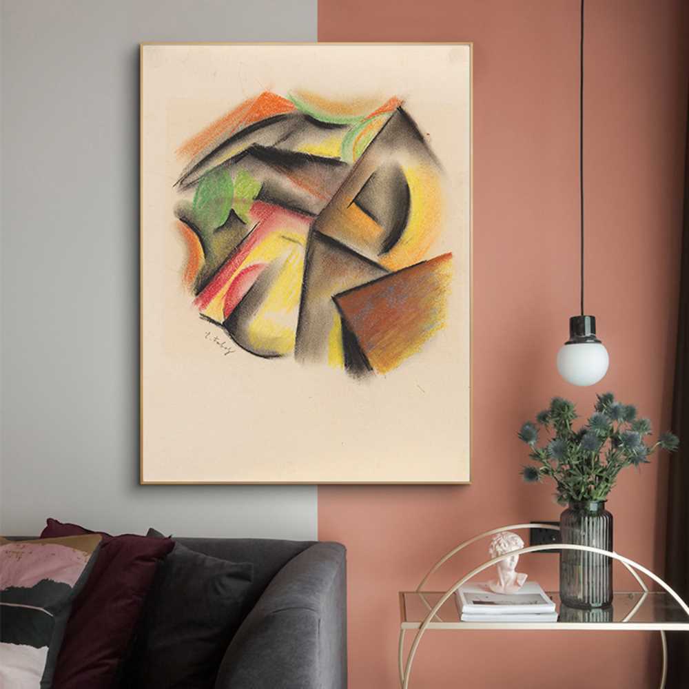 Vintage Art Geometric Canvas