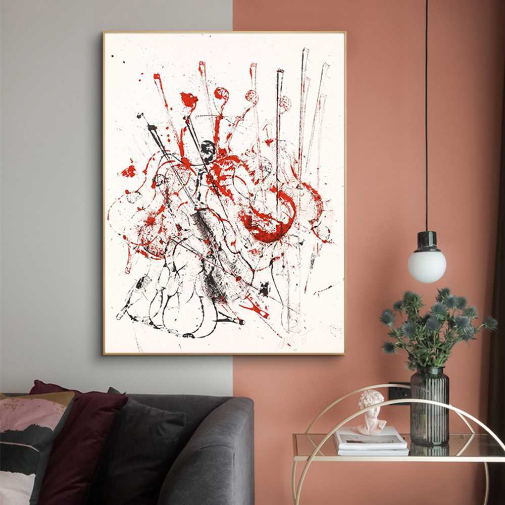 Splash ink RB Color Abstract Canvas