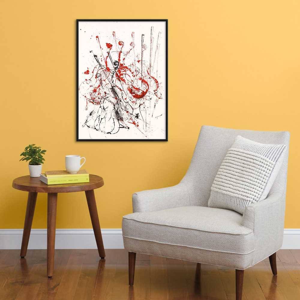 Splash ink RB Color Abstract Canvas