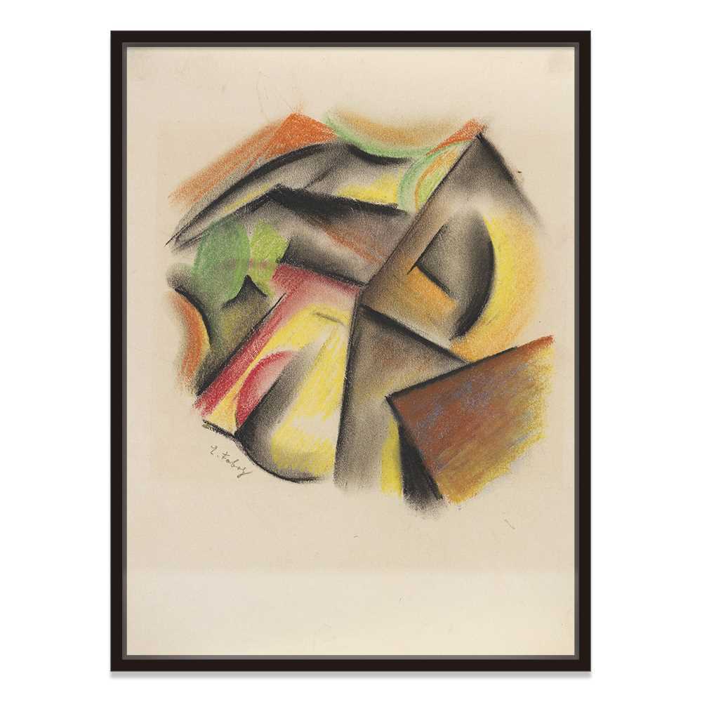 Crayon Room Decor Abstract Canvas