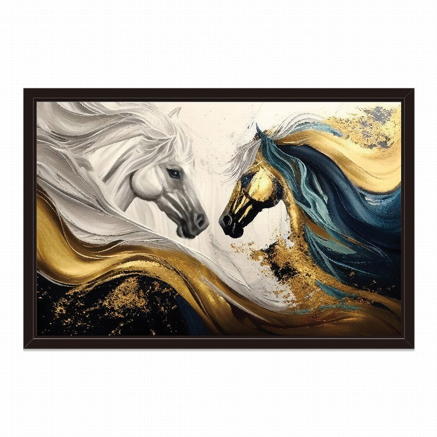 Galloping Grace: Horse Canvas Wall Art