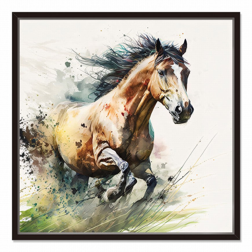 Majestic Stallion: Home Horse Canvas Art