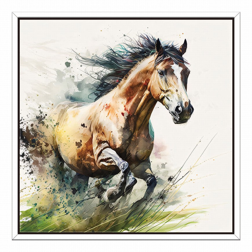 Majestic Stallion: Home Horse Canvas Art