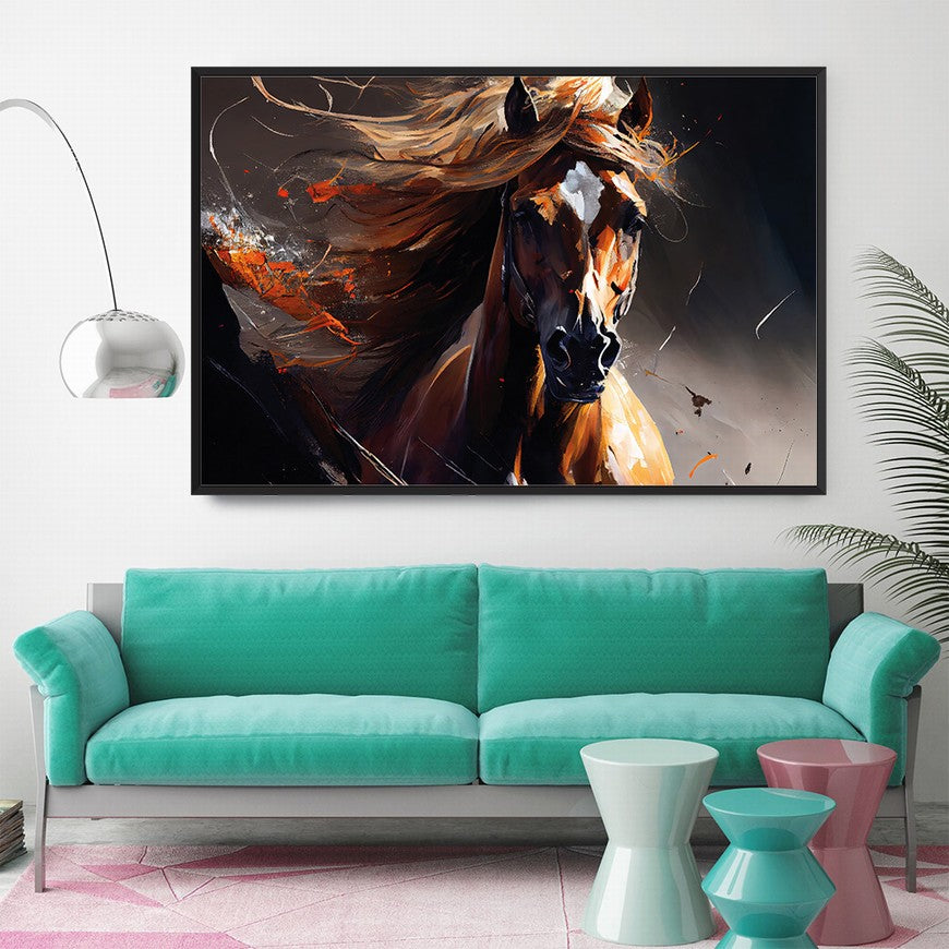 Wild Beauty: Horse Wall Art Canvas