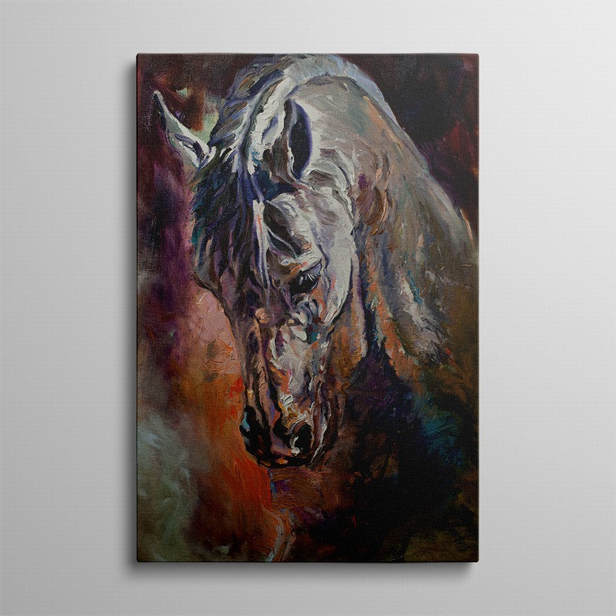Equestrian Elegance: Home Horse Canvas