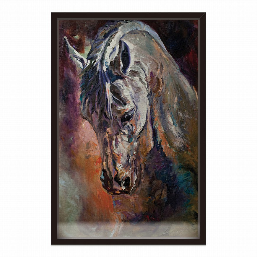 Equestrian Elegance: Home Horse Canvas