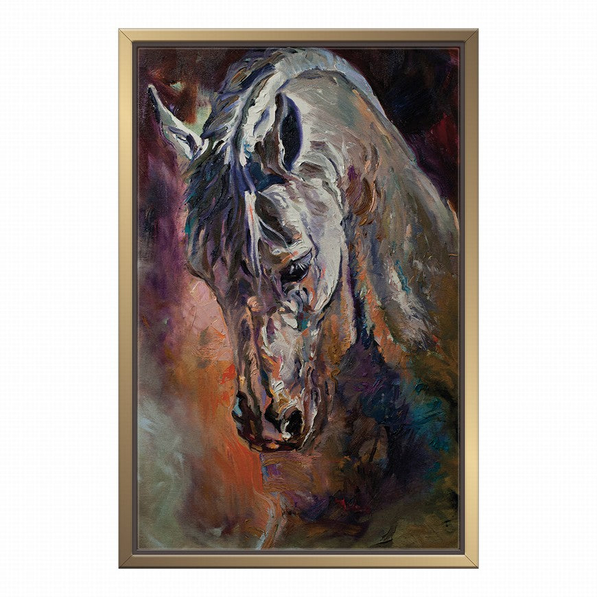 Equestrian Elegance: Home Horse Canvas