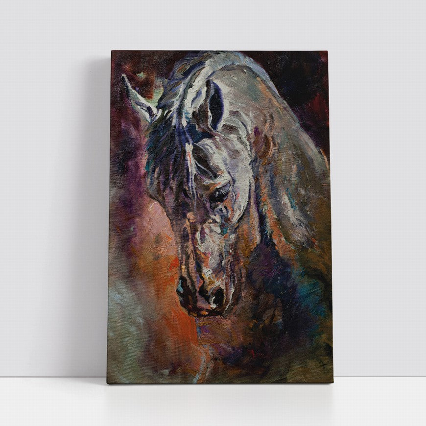 Equestrian Elegance: Home Horse Canvas