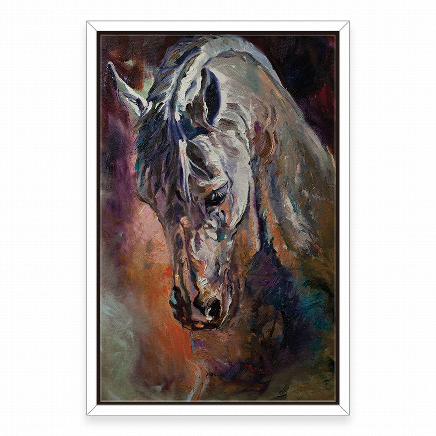 Equestrian Elegance: Home Horse Canvas