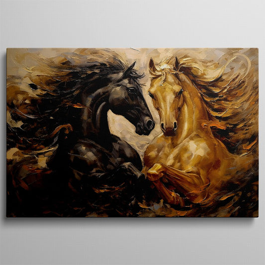 Steed Serenade: Horse Canvas Print