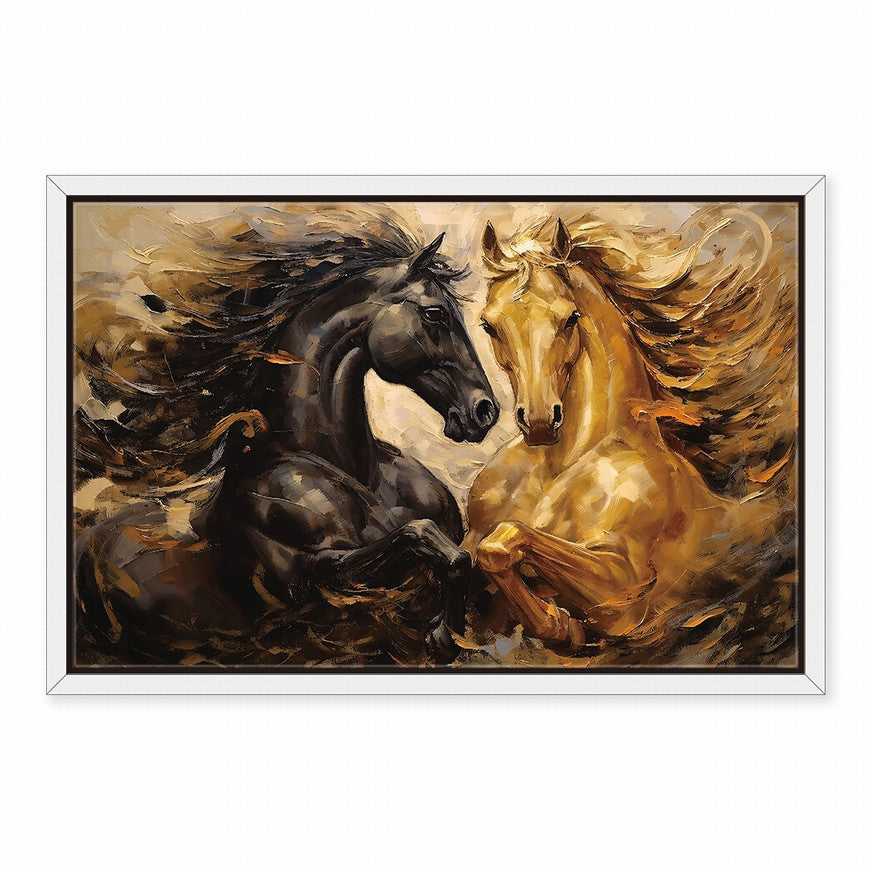 Steed Serenade: Horse Canvas Print