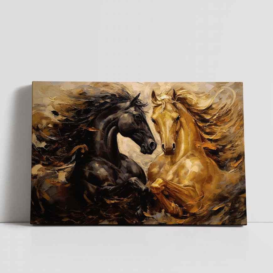 Steed Serenade: Horse Canvas Print