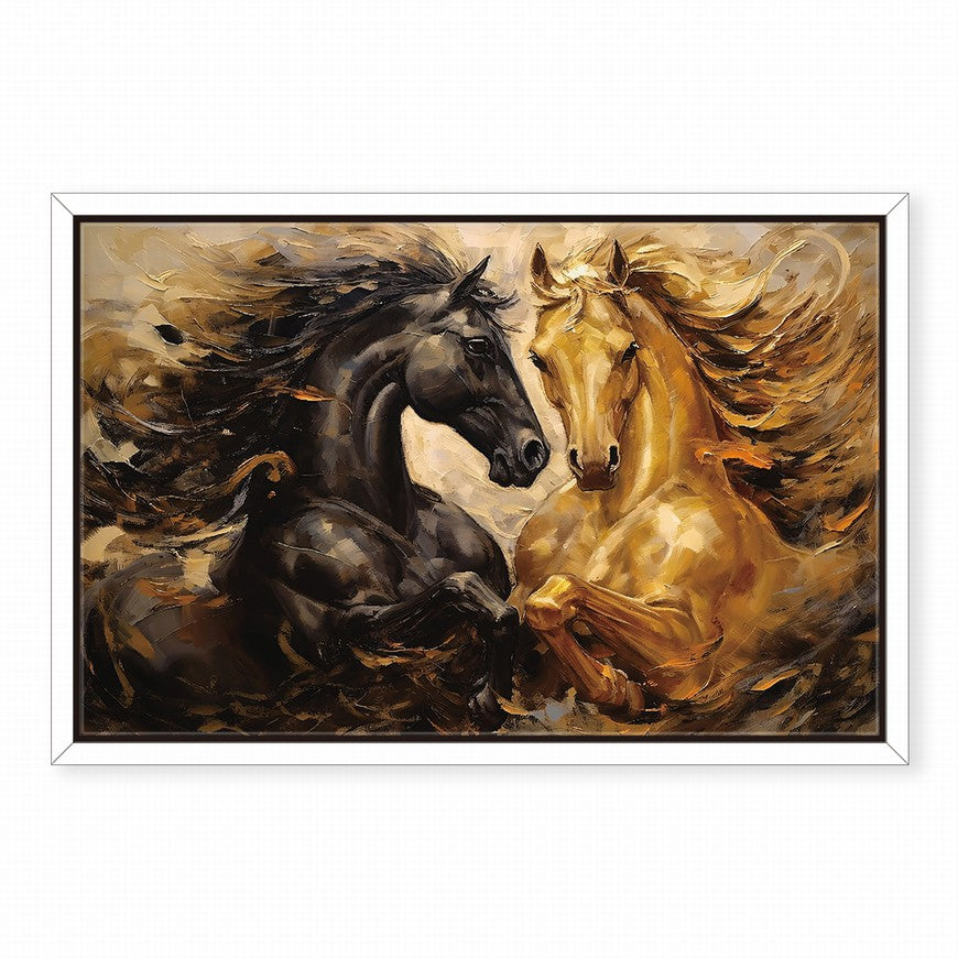 Steed Serenade: Horse Canvas Print