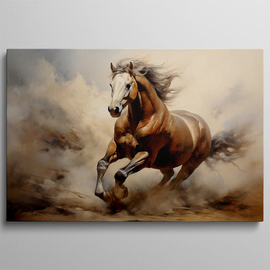 Hoofbeats Homebound: Horse Wall Art