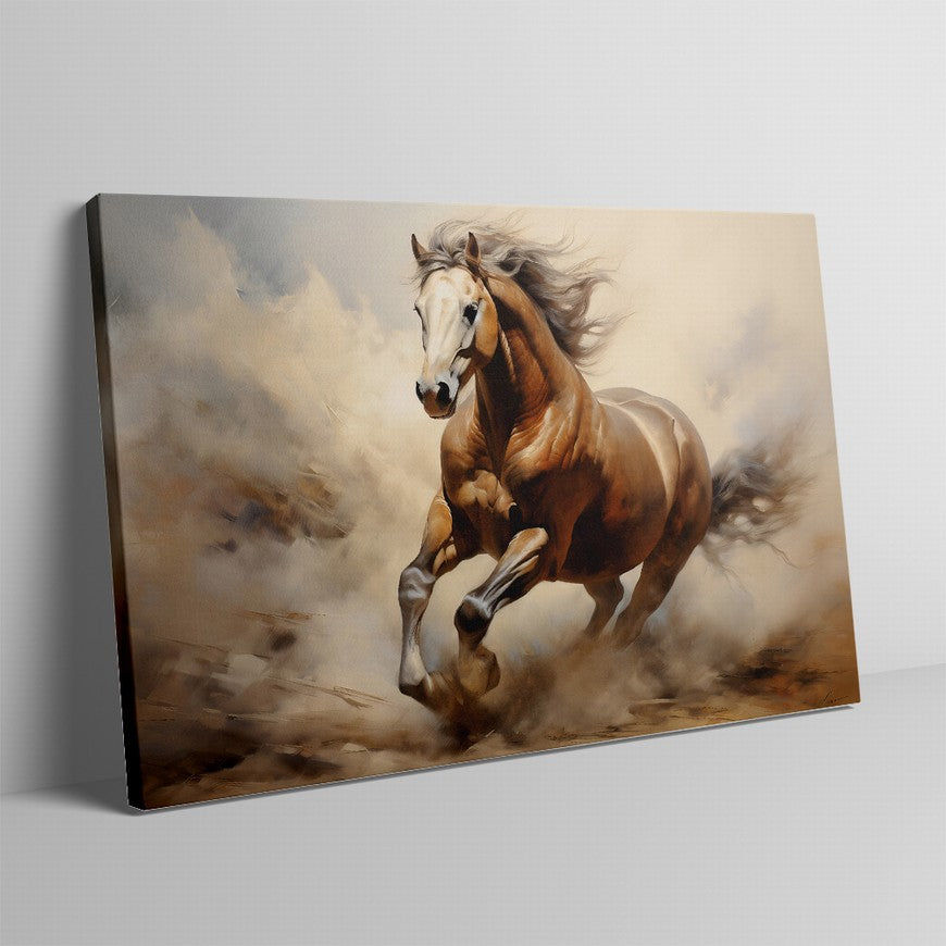 Hoofbeats Homebound: Horse Wall Art