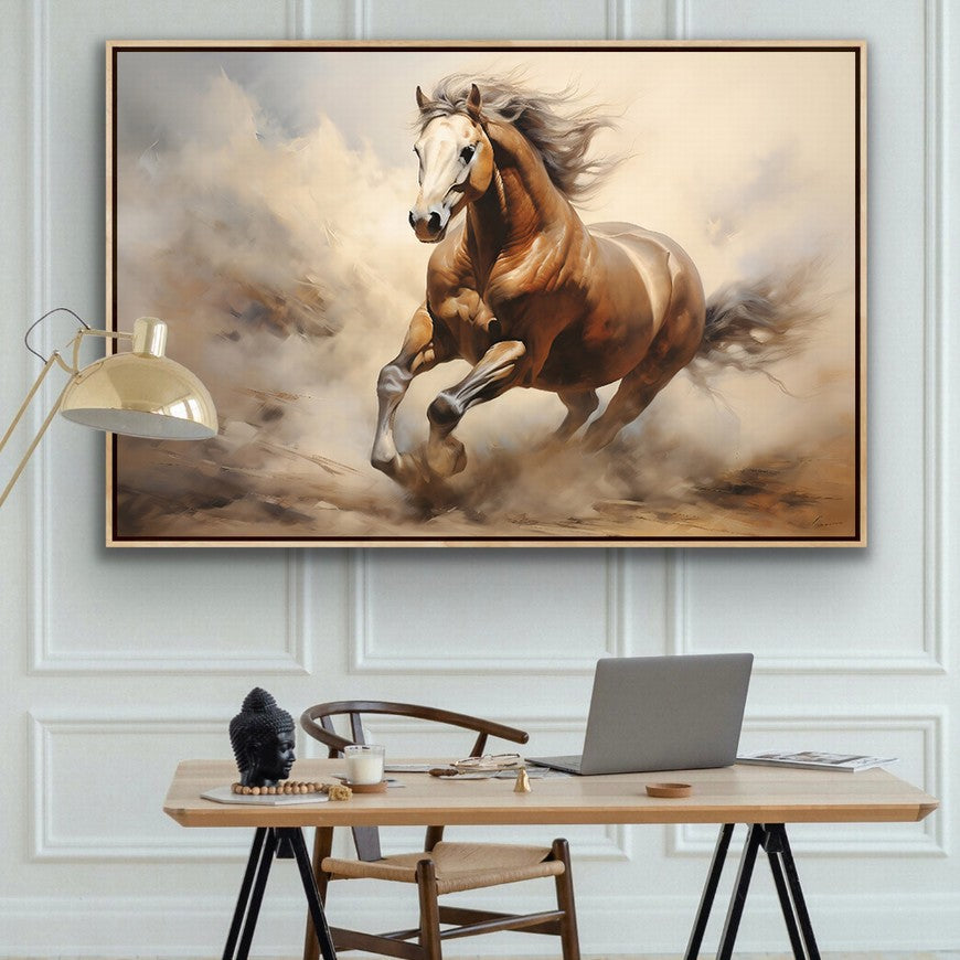 Hoofbeats Homebound: Horse Wall Art