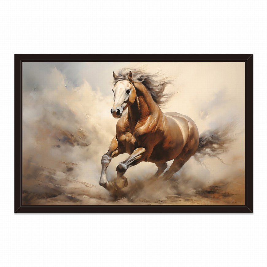 Hoofbeats Homebound: Horse Wall Art