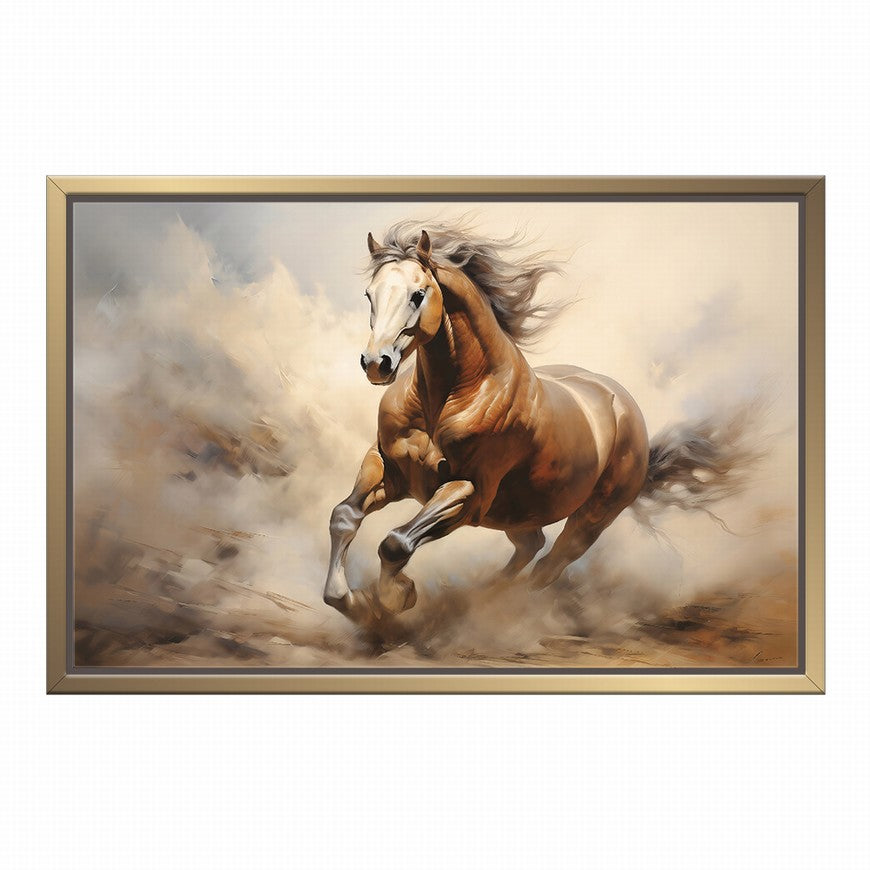 Hoofbeats Homebound: Horse Wall Art