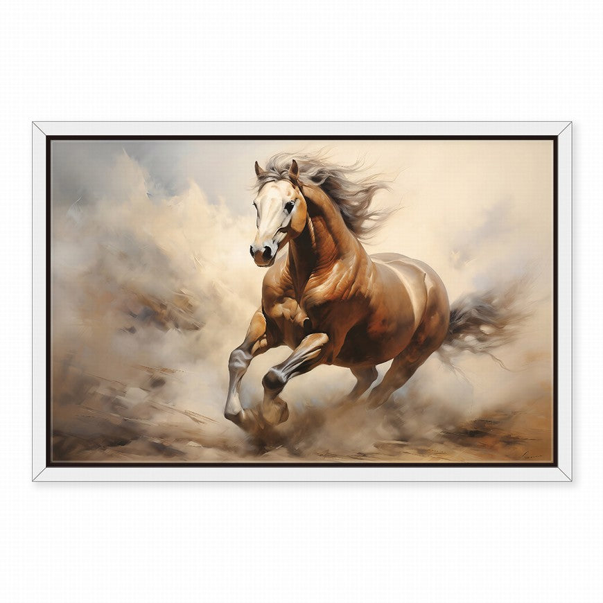 Hoofbeats Homebound: Horse Wall Art