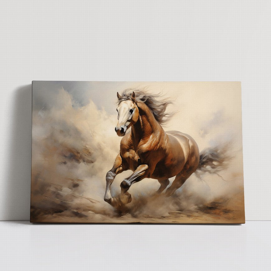 Hoofbeats Homebound: Horse Wall Art